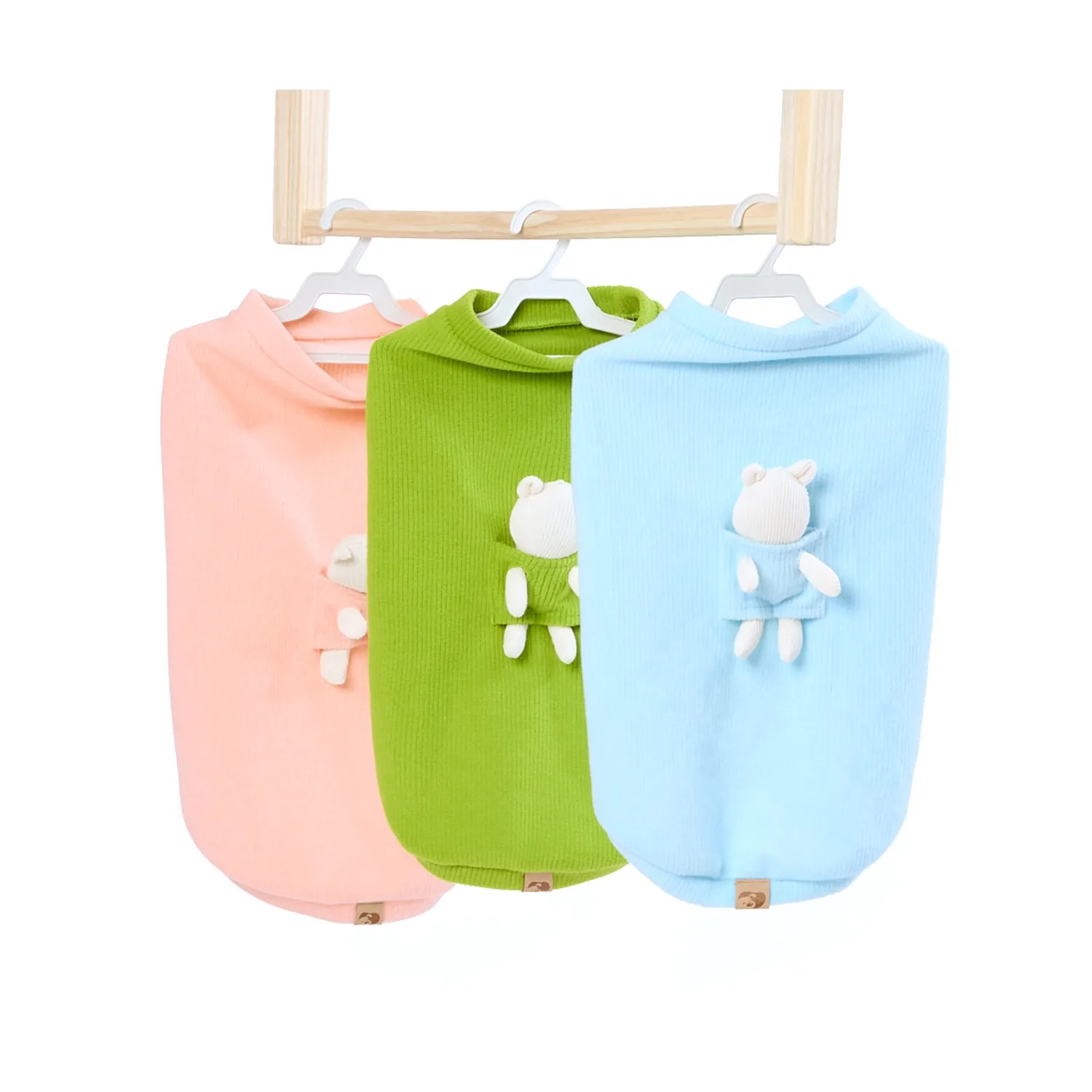 Casaco Bean para Cães e Gatos Emporium Distripet Verde